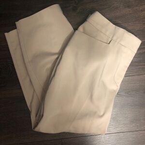 Investments Beige Tailored Dress Pants